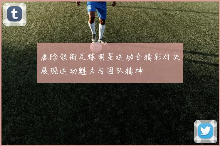 鹿晗领衔足球明星运动会精彩对决展现运动魅力与团队精神